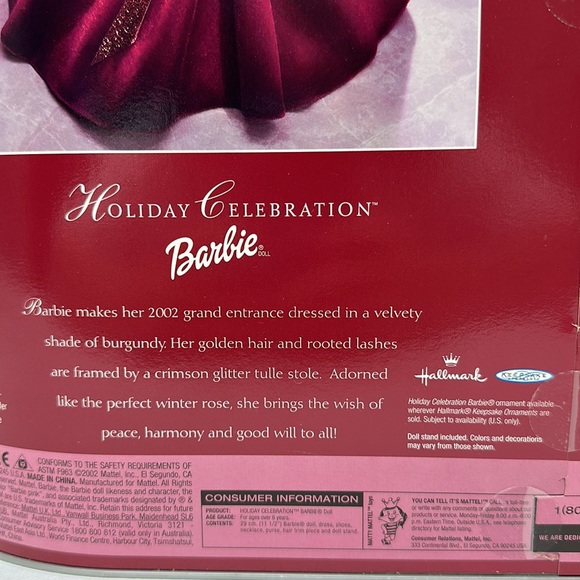 Holiday Celebration Barbie - Picture 7 of 9